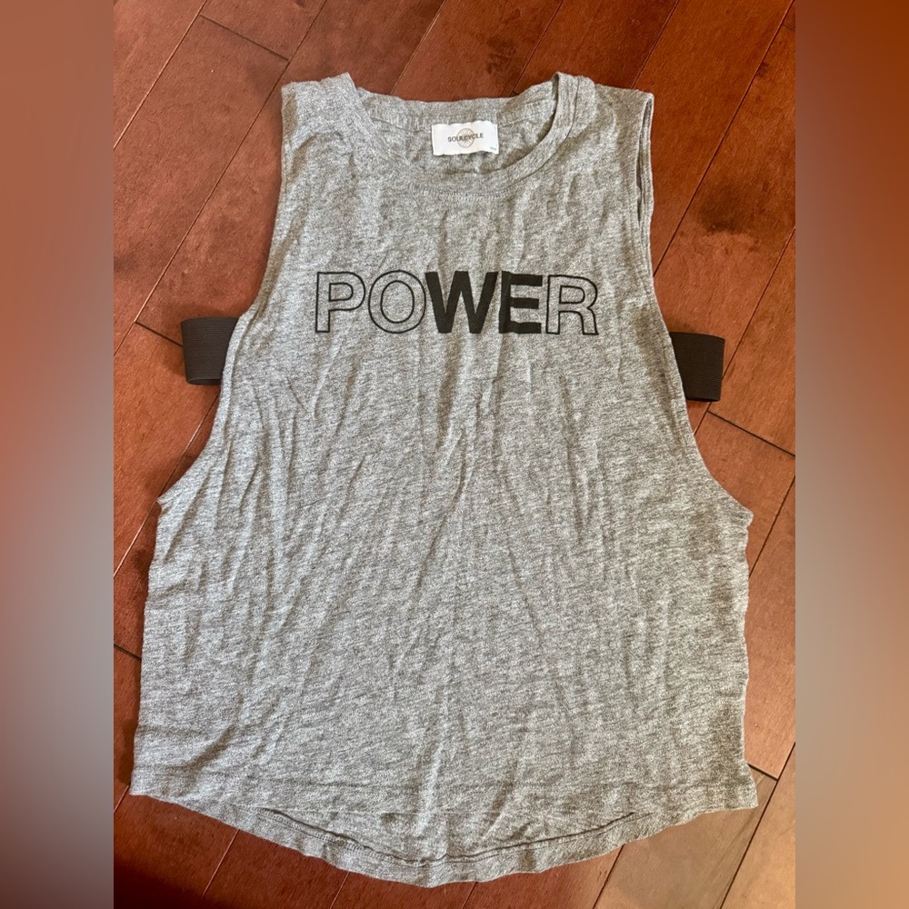 SoulCycle Gray Muscle Tee